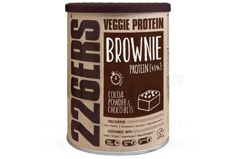 226ers Veggie protein Brownie - Poudre de cacao et morceaux de chocolat - 420 g 