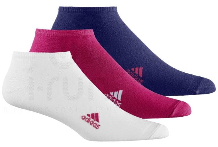 adidas Pack 3 Paires Chaussettes Fines Unies W 