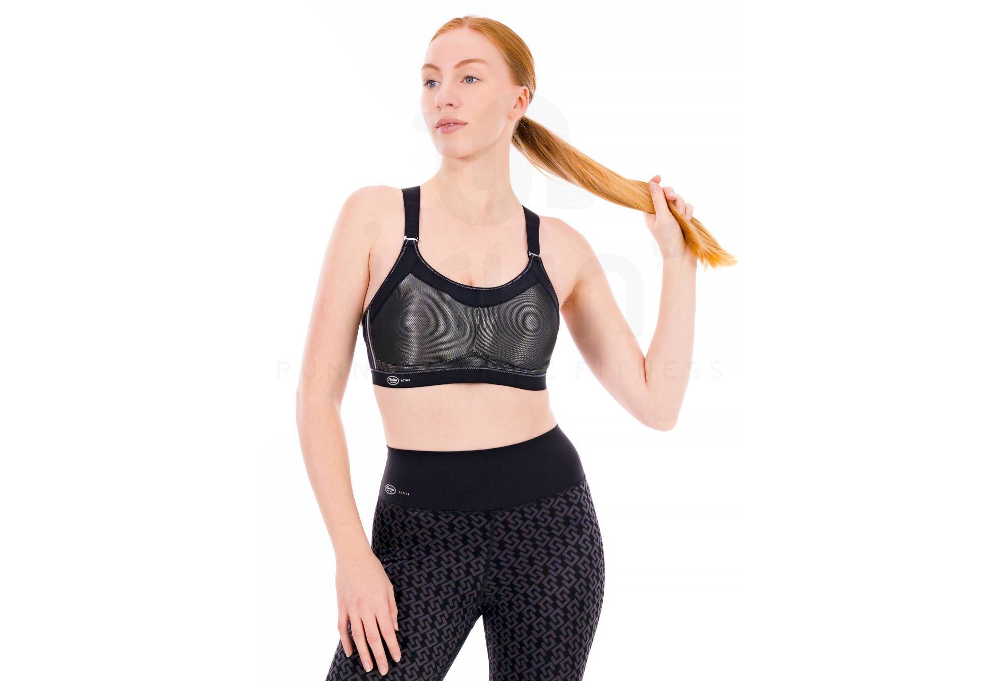 Anita Soutien-gorge de sport à armatures Performance wireX 5599 pour femme, Noir/anthracite. : Anita Anita Soutien-gorge de sport à armatures Performance wireX 5599 pour femme, Noir/anthracite. : Anita