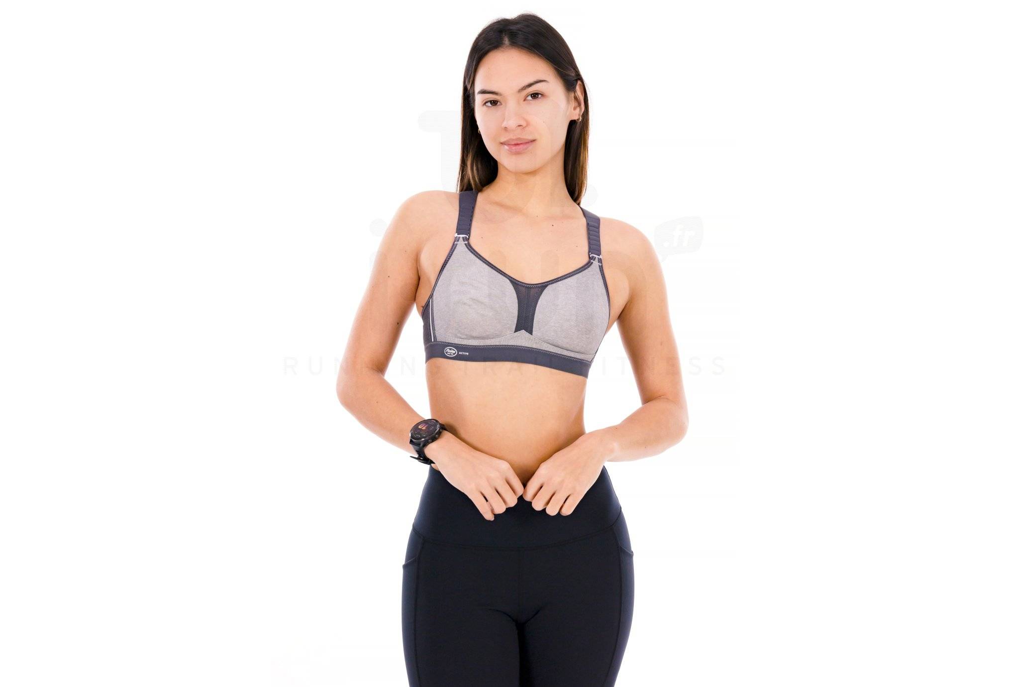 Soutien-gorge De Sport Sans Couture Womens Best - Taille L, Gris, Power