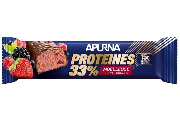 Apurna Barre Protine - Moelleuse Fruits Rouges 