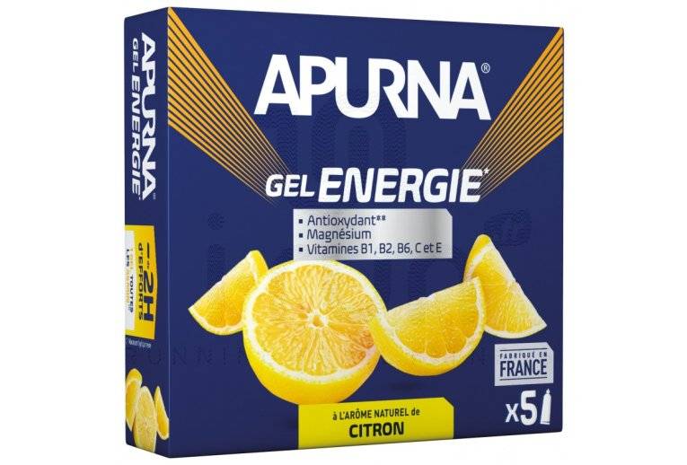 Apurna Etui gels -2h d'effort Citron 
