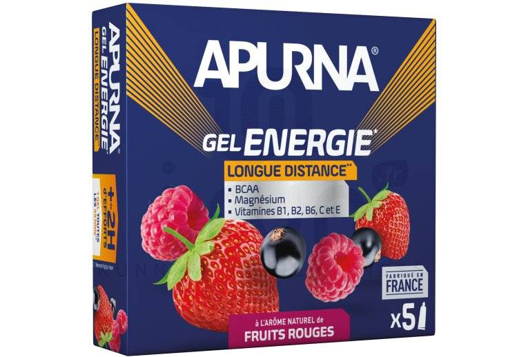 Apurna Etui gels +2h d'effort Fruits rouges 