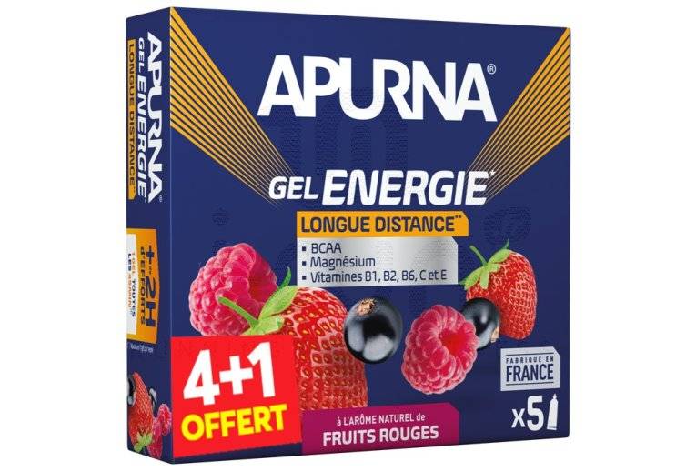 Apurna Etui gels +2h fruits rouges 4+1 