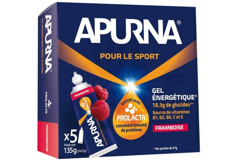 Apurna Etui Gels Energtiques - Framboise 