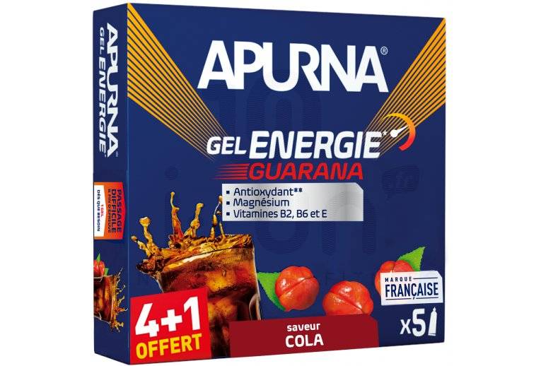 Apurna tui gels nergie Guarana - Cola 4+1 