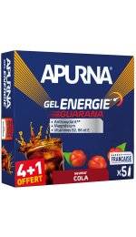 Apurna tui gels nergie Guarana - Cola 4+1