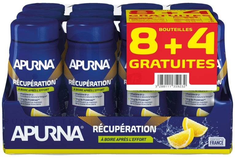 Apurna Pack 8+4 Boisson R�cup�ration - Citron 