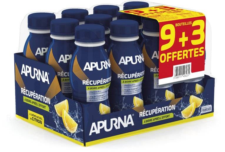 Apurna Pack 9+3 Boissons de r�cup�ration - Citron 