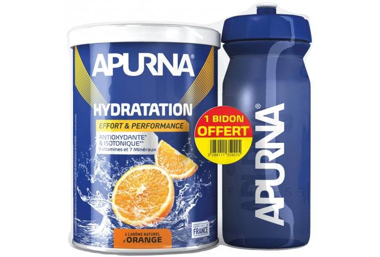 Apurna Prparation Hydratation - Orange + Bidon Offert 