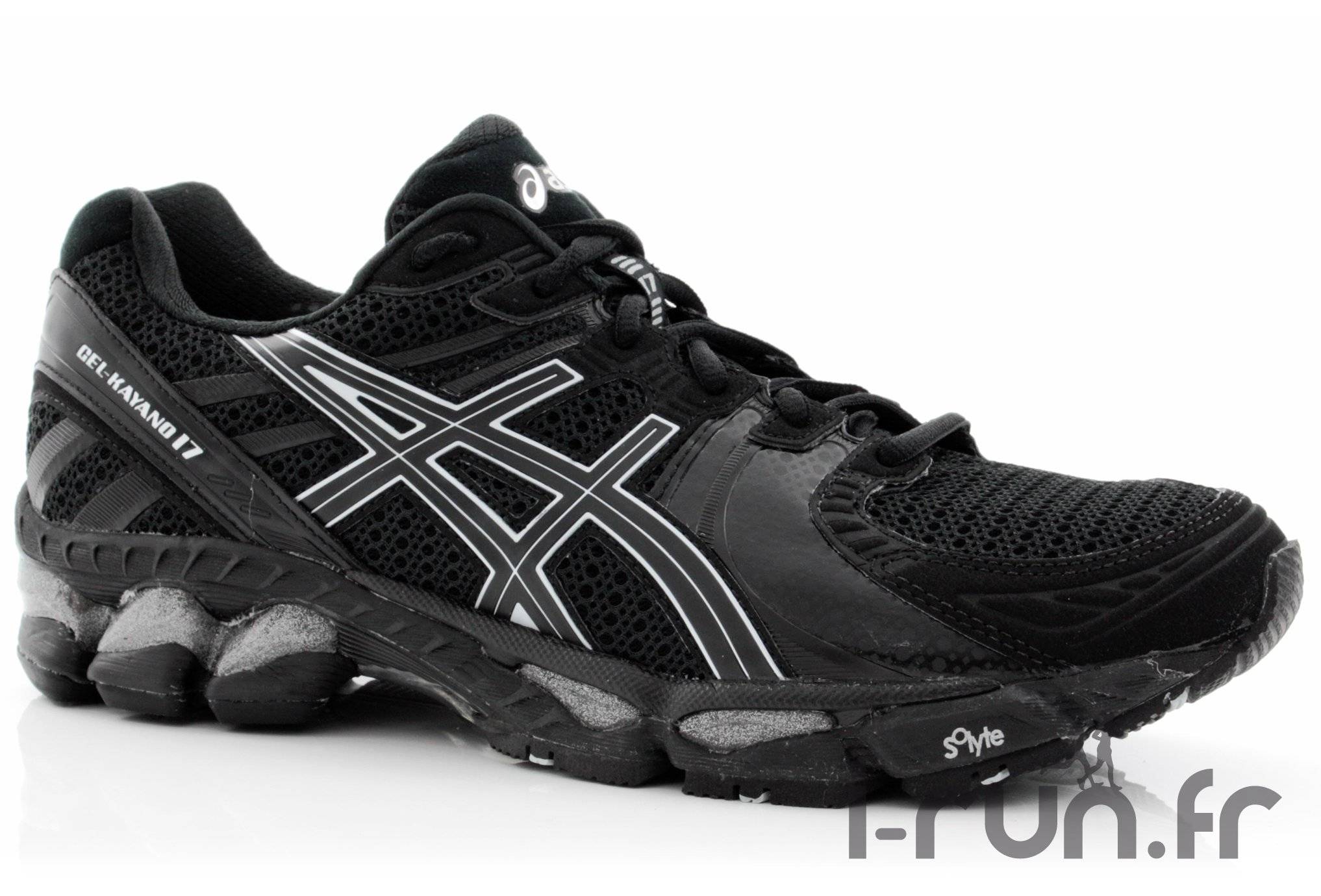 Asics gel kayano 17 mens black on sale