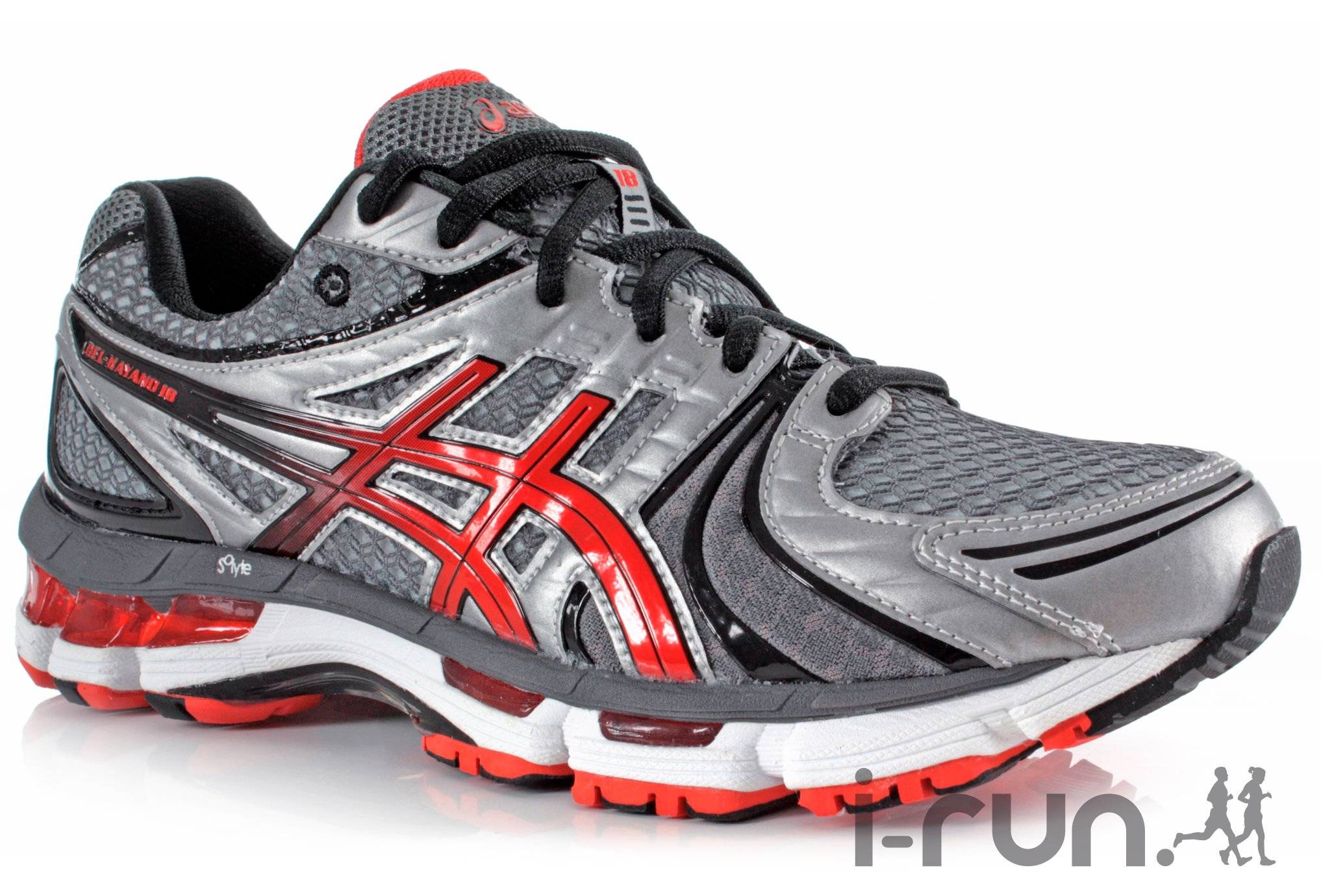 Asics gel kayano 18 mens red discount