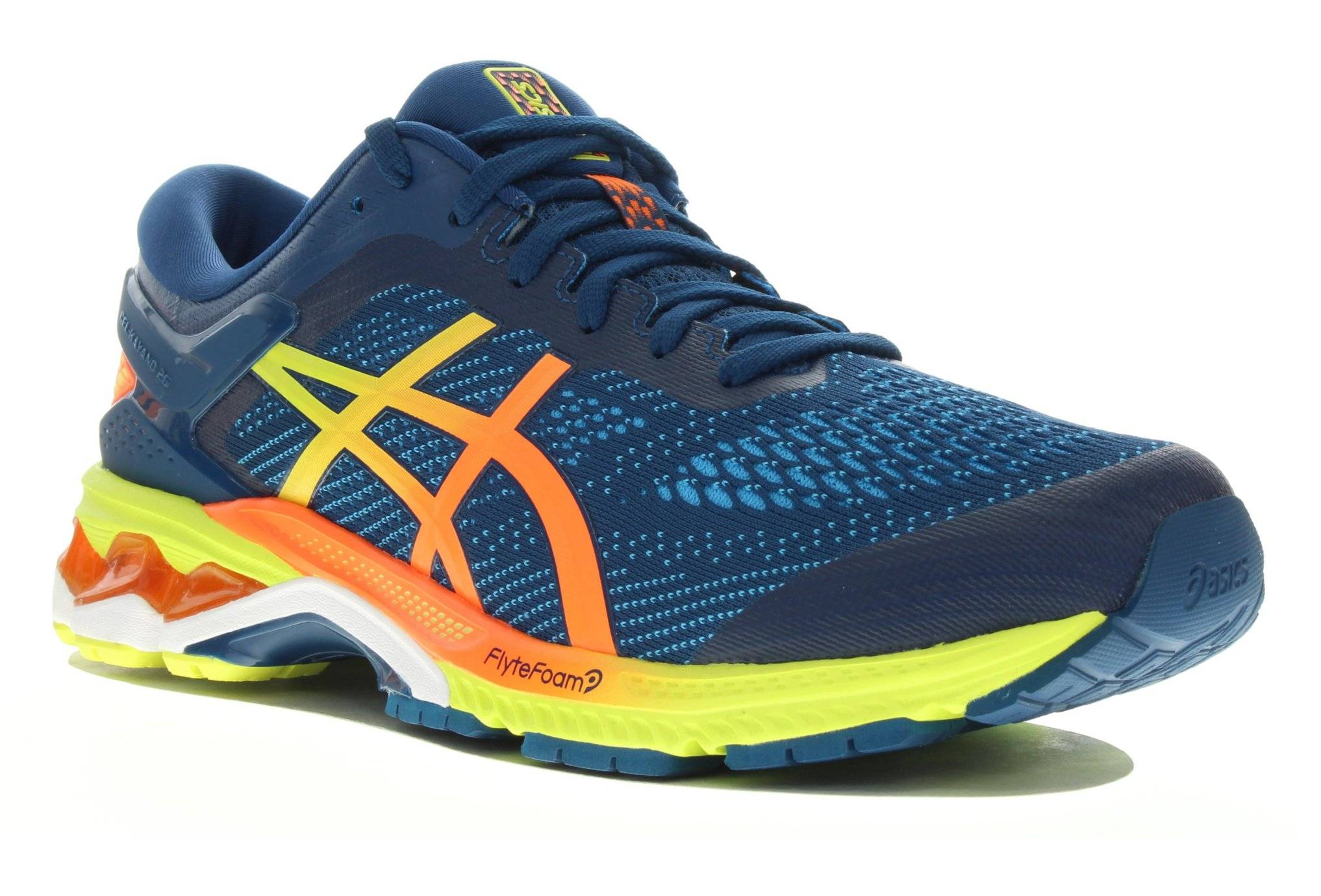 Asics Gel Kayano 26 Shine M homme en destockage 1011A712 400