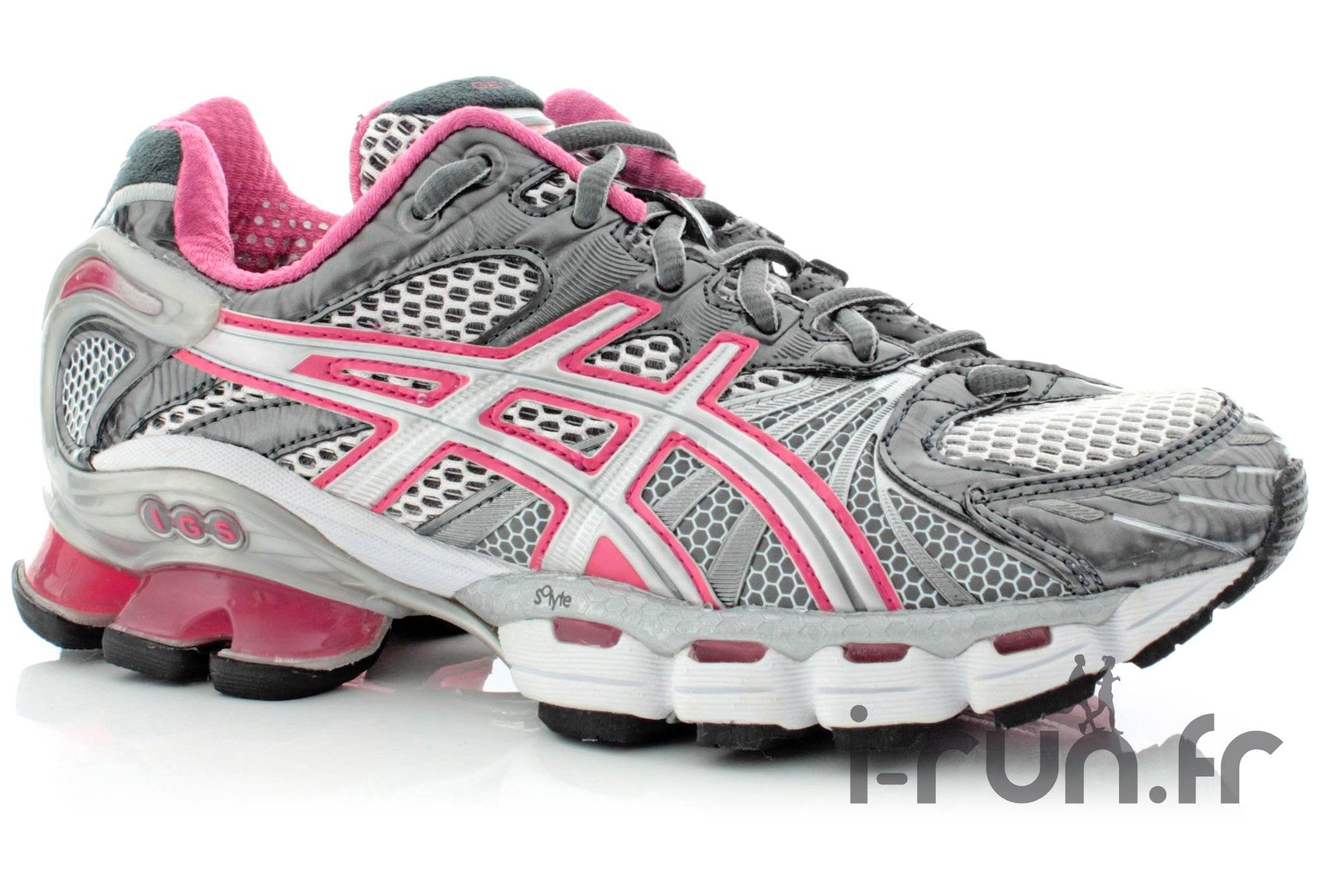 Asics Gel Kinsei 3 W femme pas cher T987N 0191 Gris Rose