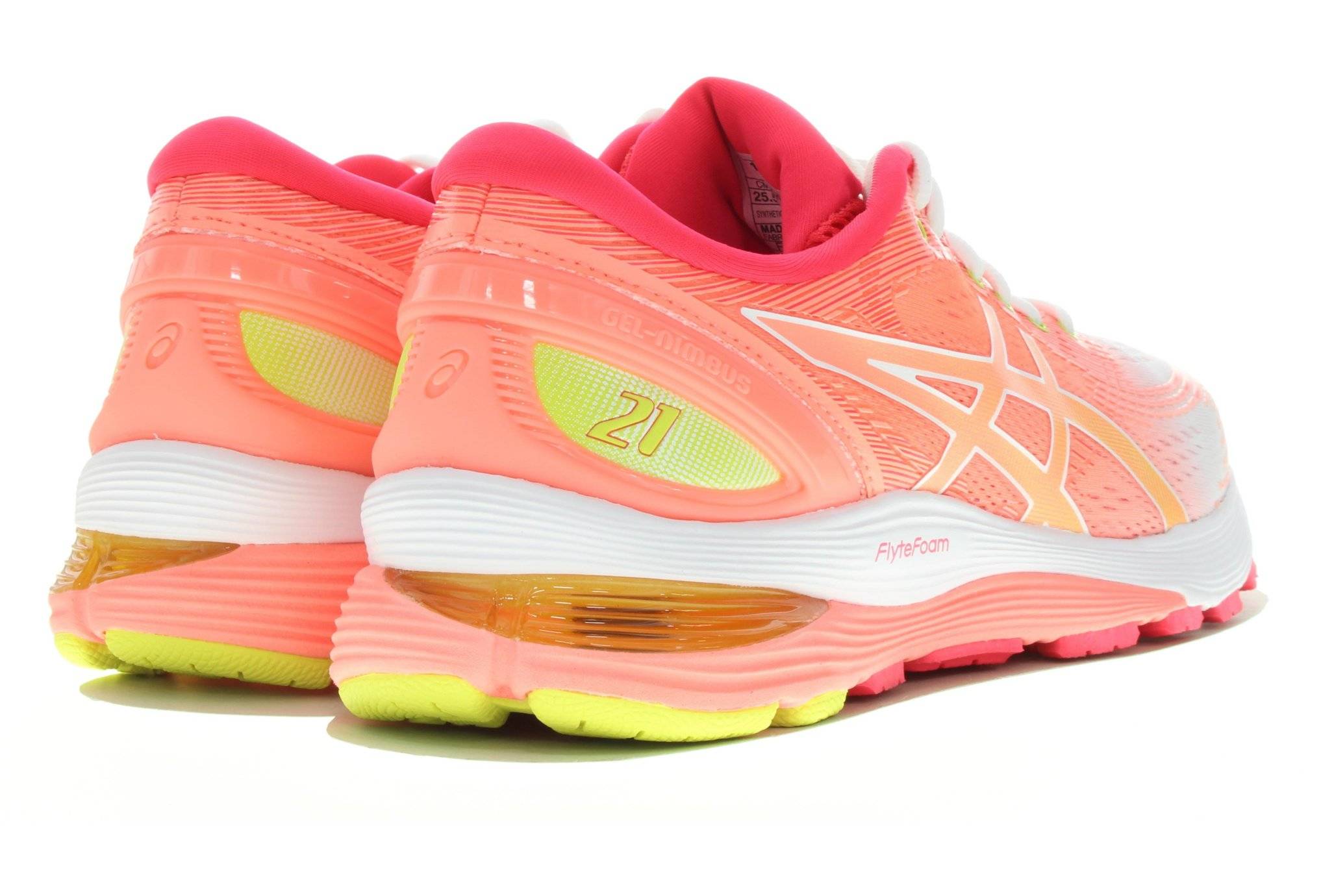Asics Gel-Nimbus 21 Shine W femme pas cher 1012A611-100