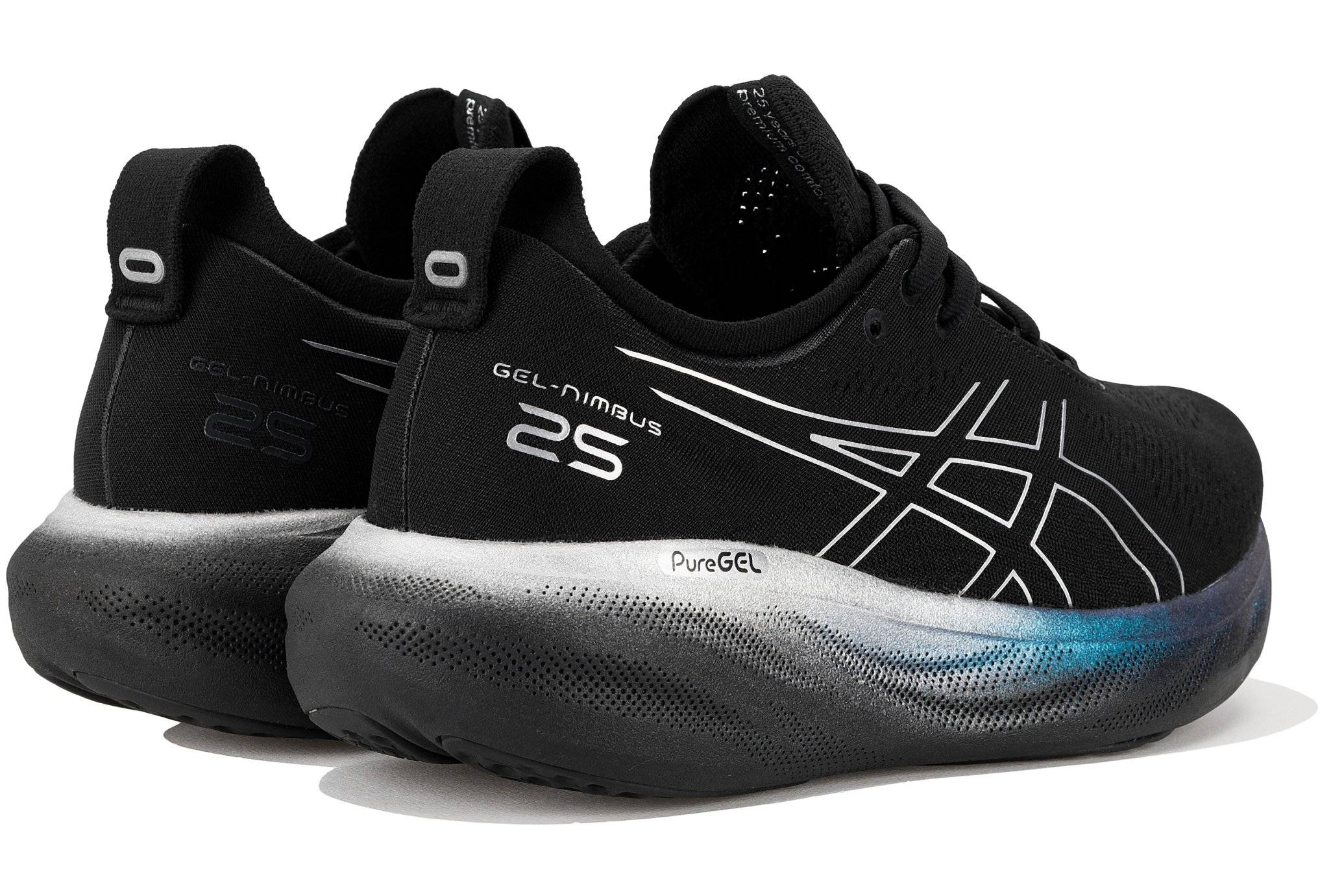 Asics Gel Nimbus 25 Platinum W femme en destockage 1012B435 001