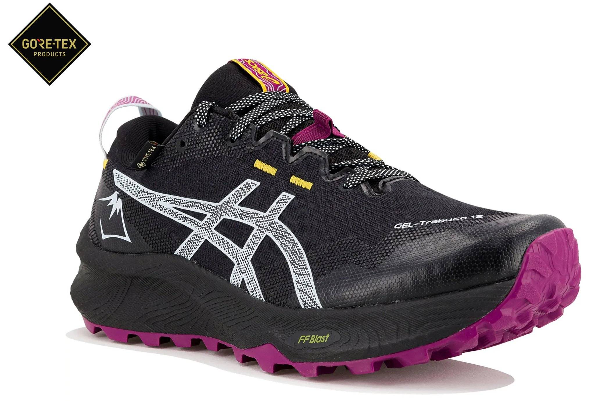 Asics Gel Trabuco 12 Gore Tex W femme pas cher 1012B607 001