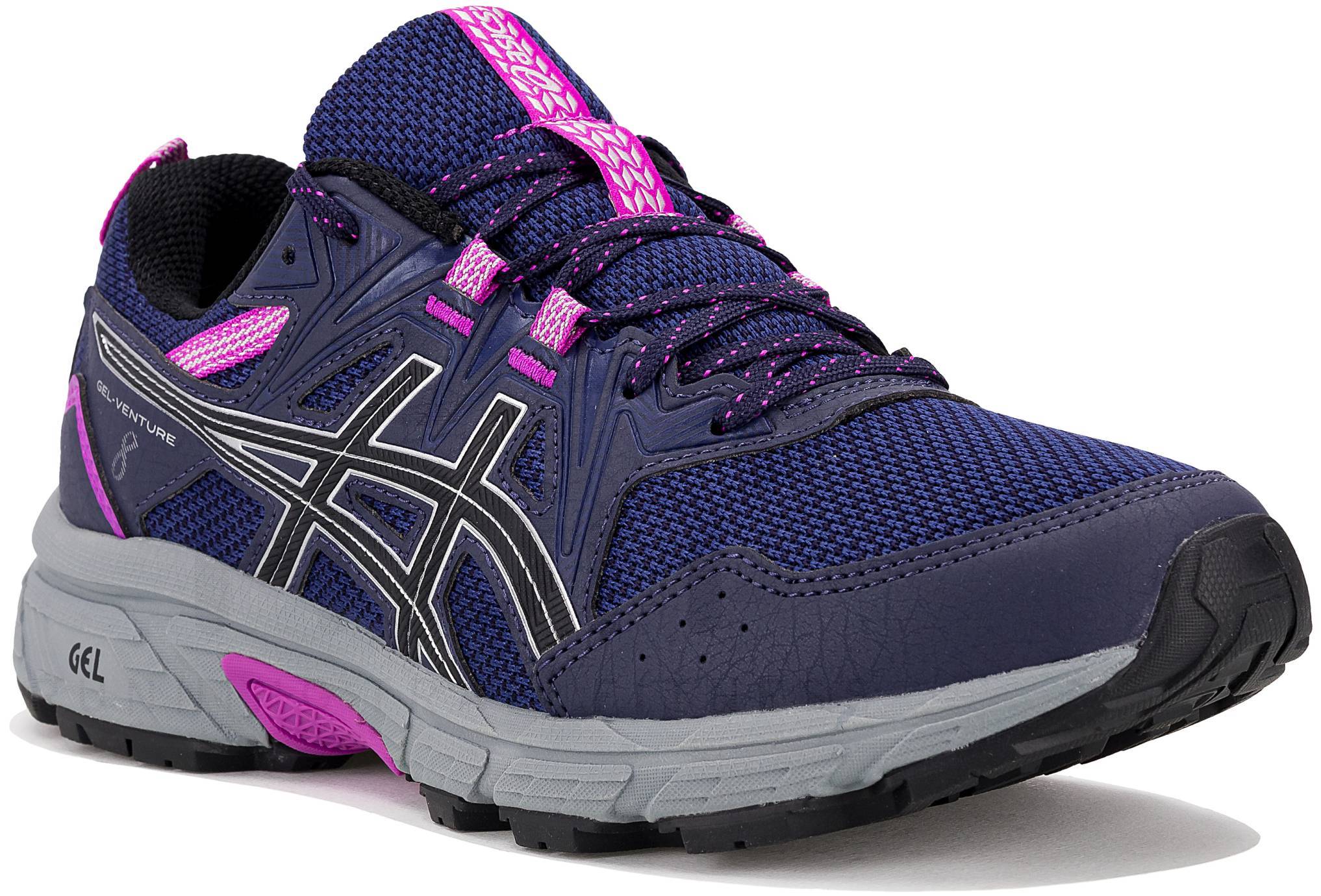 chaussures de marche asics gel venture 8 wp femme