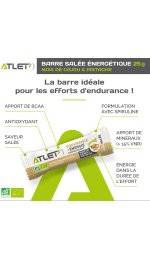 Atlet Barre Énergétique Endurance Salée - Noix de Cajou / Pistache