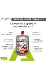 Atlet Compote nergtique Bio - Pomme et fraise