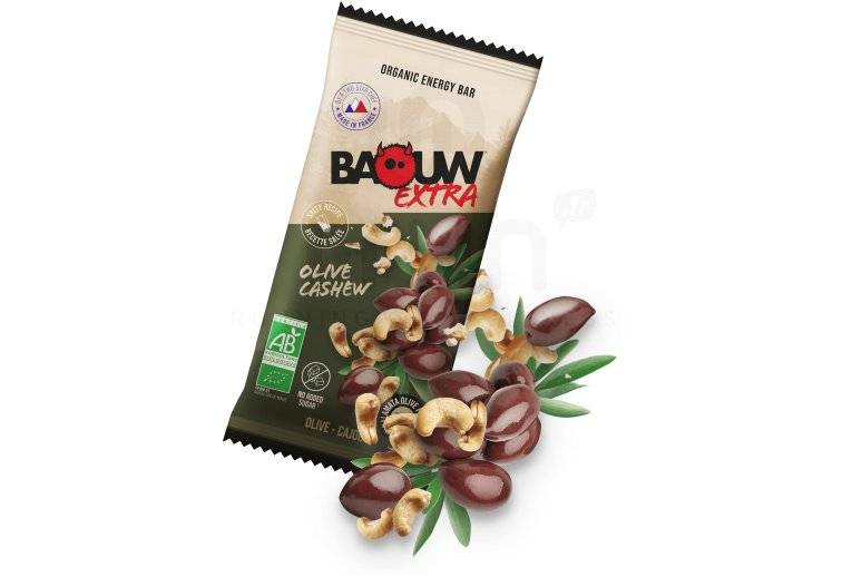 Baouw Barre nergtique bio Extra - Olive - Cajou 