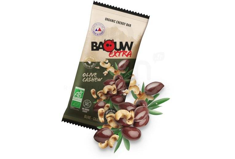 Baouw Barre nergtique bio Extra Olive - Cajou