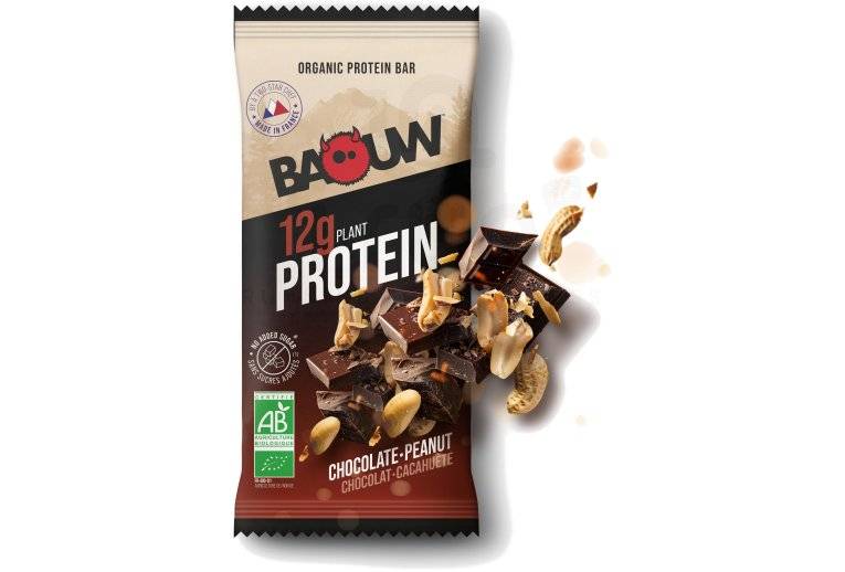 Baouw Barre protine bio chocolat cacahutes