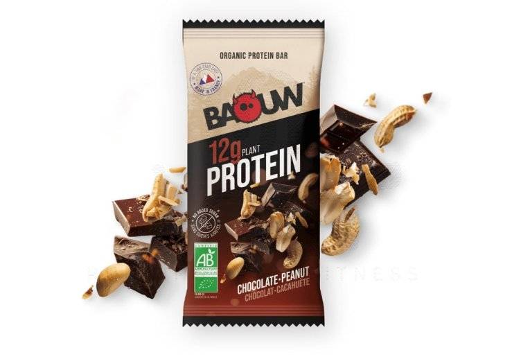 Baouw Barre protine bio chocolat cacahutes