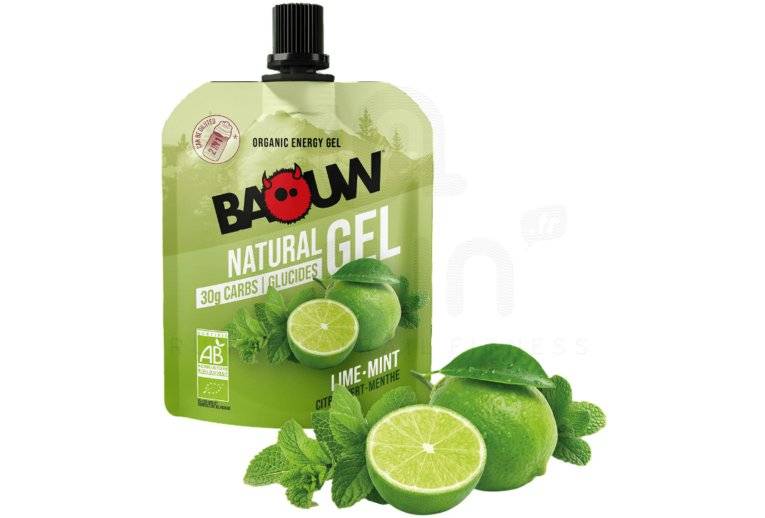 Baouw Gel naturel bio Citron vert - Menthe