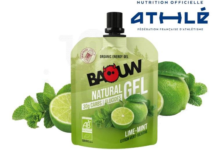 Baouw Gel naturel bio Citron vert - Menthe