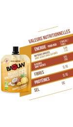 Baouw Gel naturel bio Ananas - Noix de coco