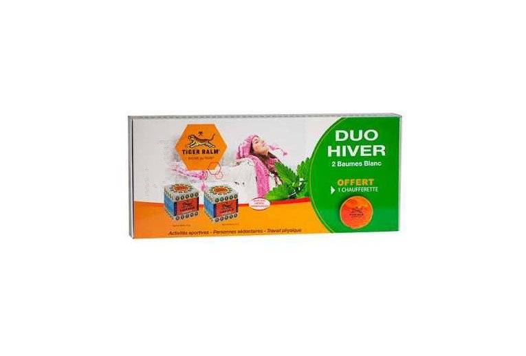 Baume du Tigre Coffret Duo Hiver 2 baumes blancs + 1 chaufferette offerte 