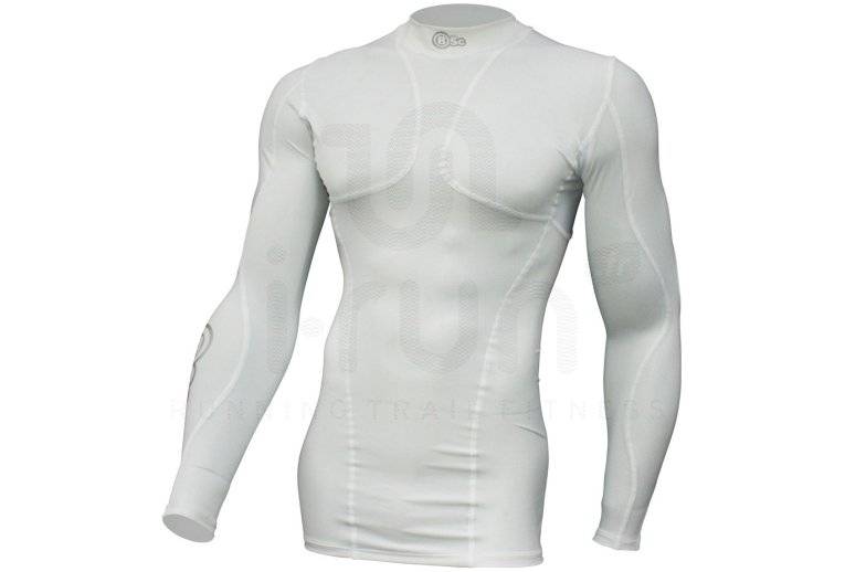 Body Science Tee-shirt Compression M homme - pas cher - BLANC ts lon