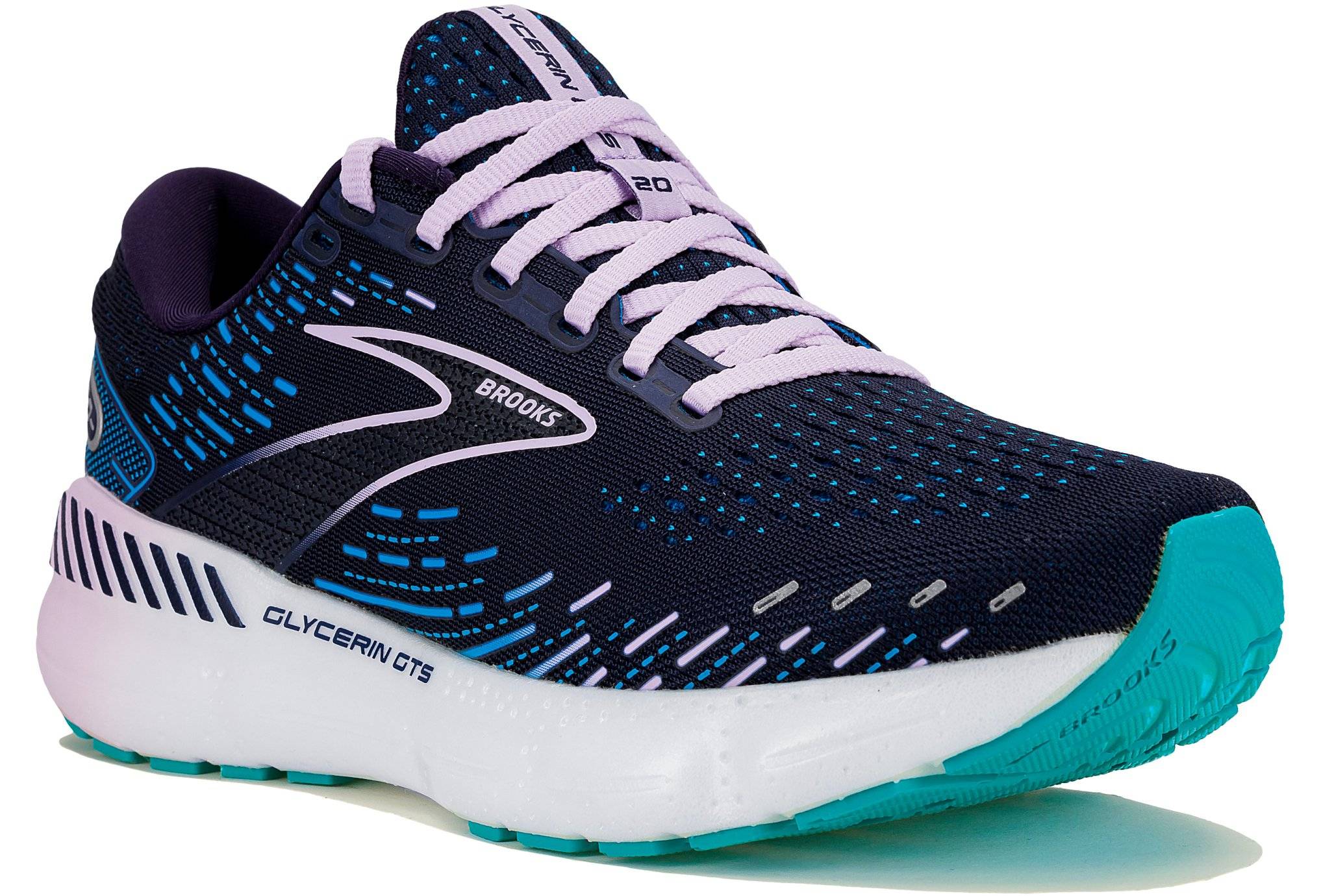 Brooks Glycerin GTS 20 Wide W femme pas cher - 120370-1D-499