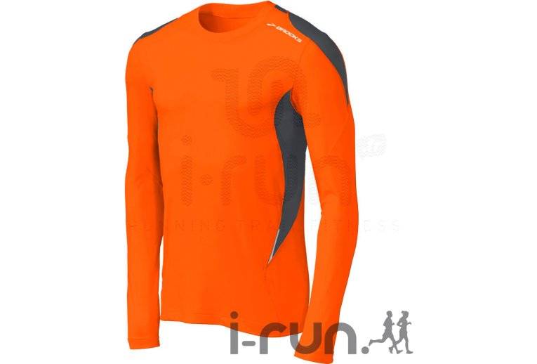 Brooks Tee-shirt Nightlife Equilibrium LS M 