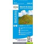 Carte IGN Massif du Sancy 2432ET