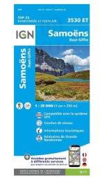 Carte IGN Samo�ns 3530ET