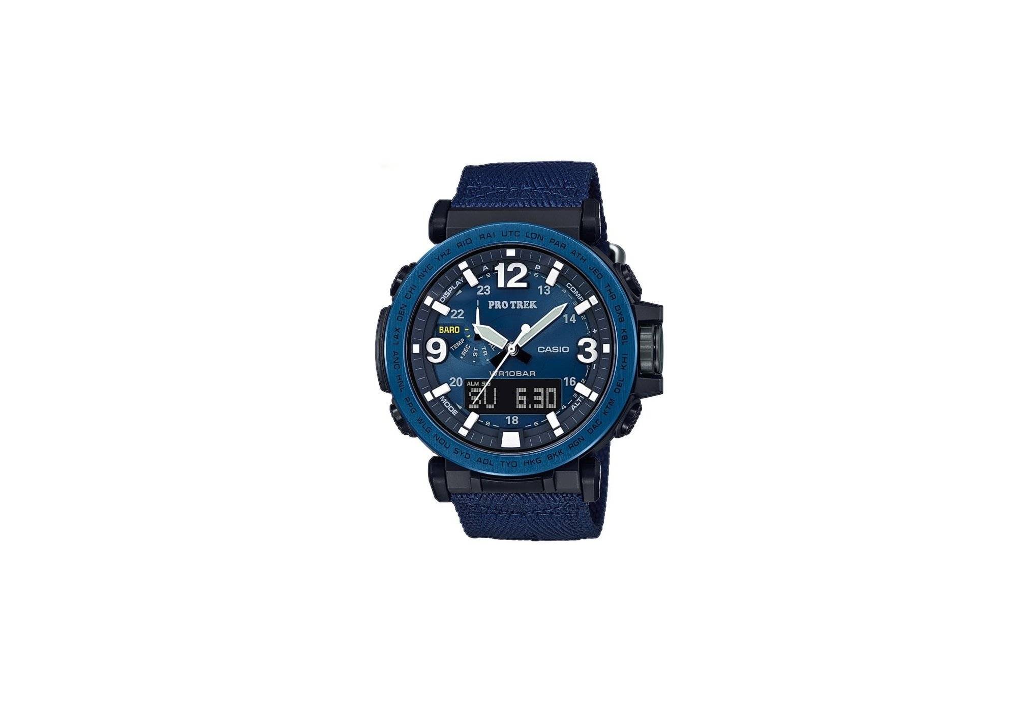 CASIO PRO TREK PRG-600YBネイビー Casio Pro Trek PRG-600YB-2ER - Montres - PRG-600YB-2ER