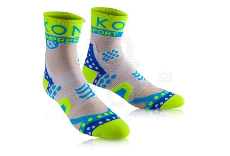 Compressport Chaussettes Pro Racing Trail V2 - dition Spciale Kona 
