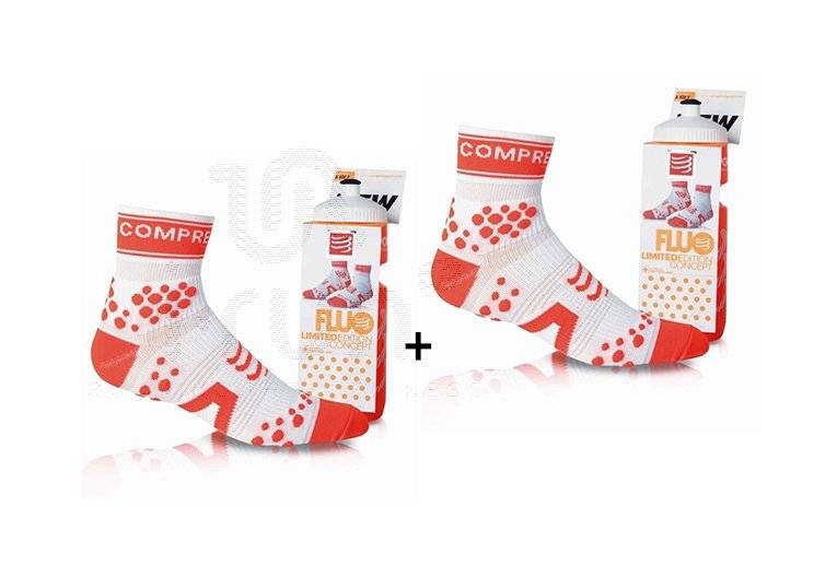 Compressport Pack Chaussettes Limited Edition + Bidon 