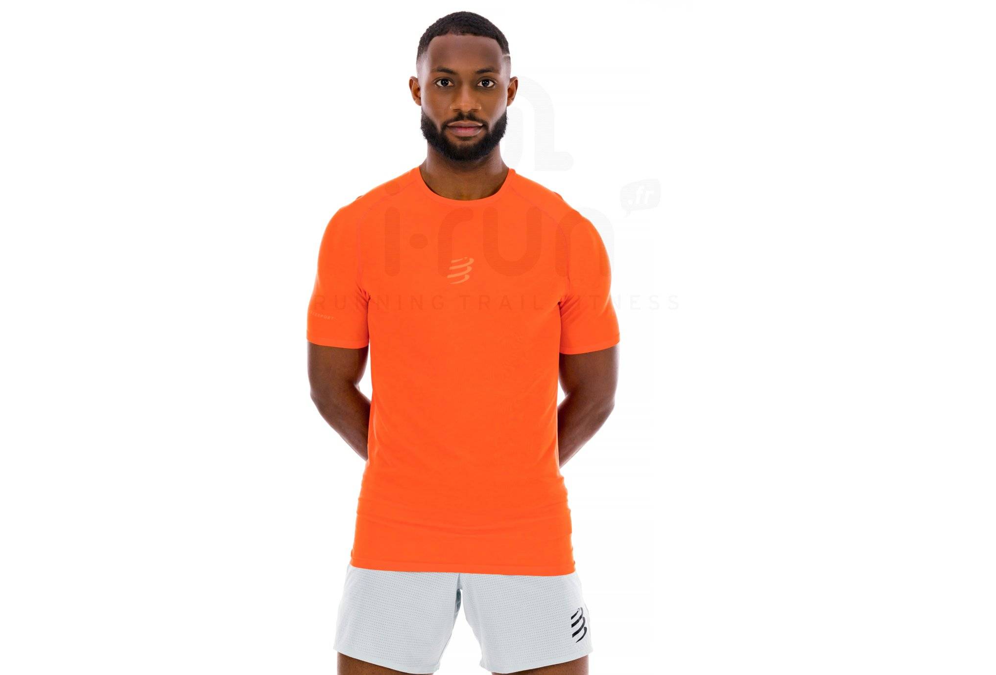 X-Bionic T-Shirt de course Homme - Xceed Run - sand/dark sand