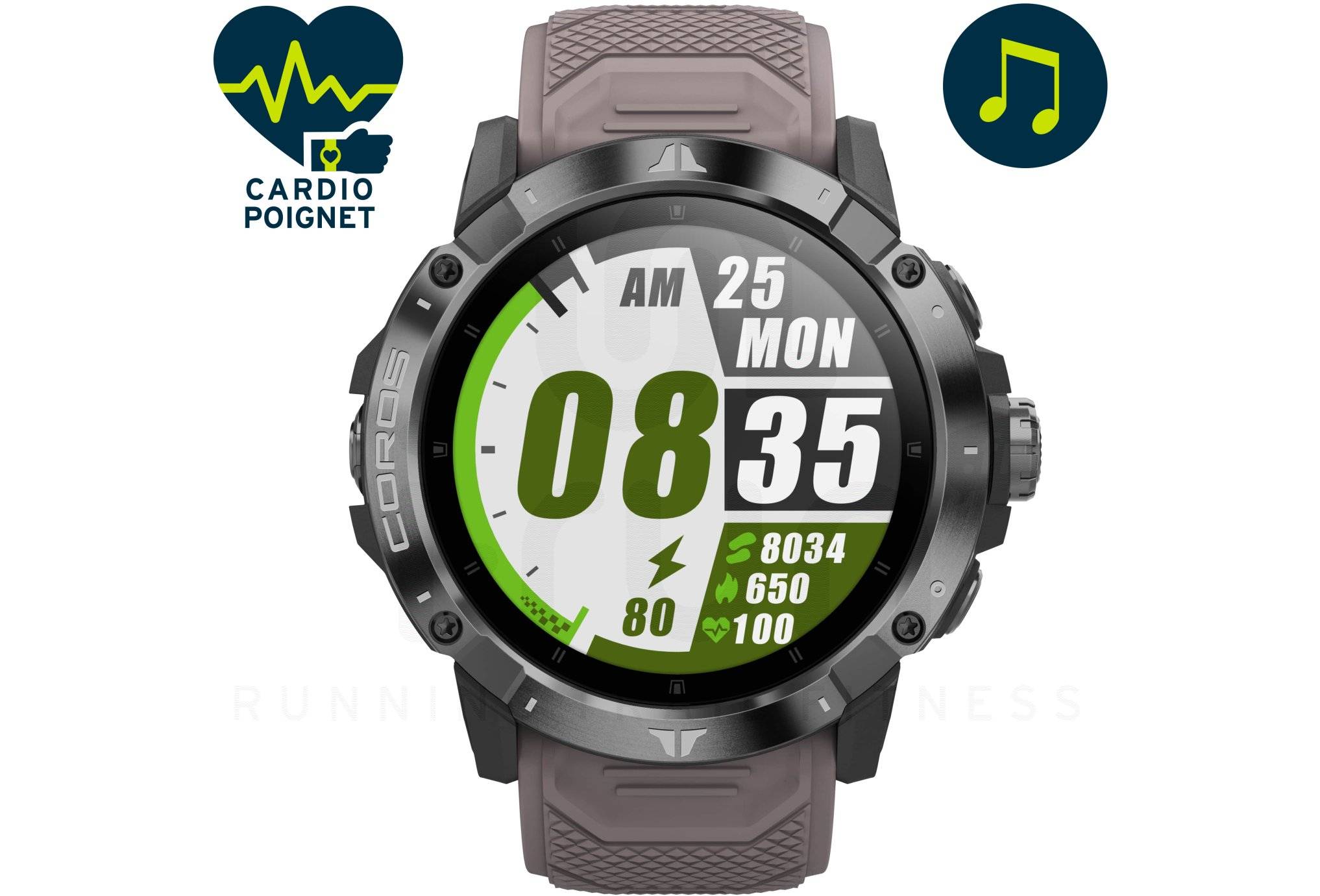 Montre GPS COROS Vertix Outdoor - Occasion (altimètre, Cardio, GPS, Etc.)