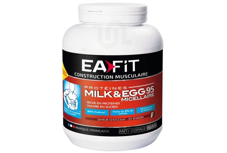 EAFIT Milk & EGG 95 micellaire 750g chocolat 