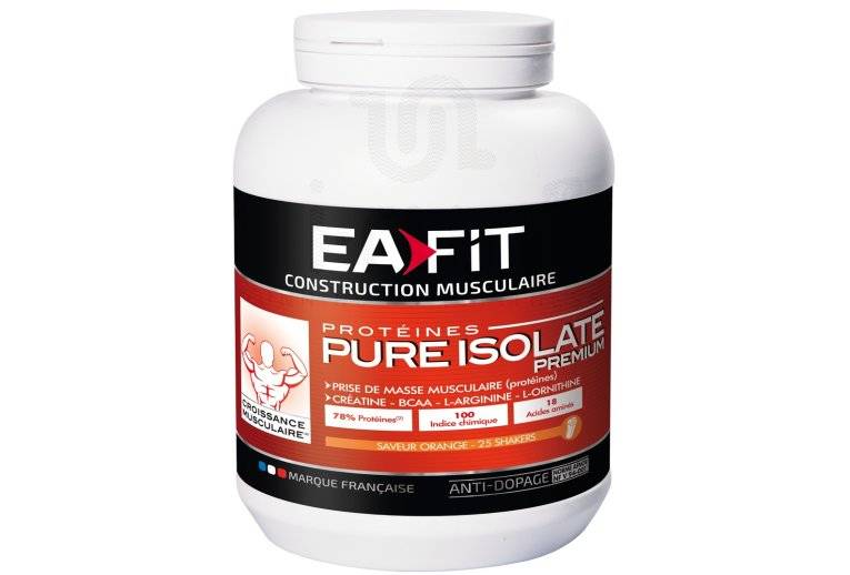 EAFIT Prot�ines Pure Isolate Premium 750g - orange 