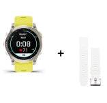 Garmin EPIX Gen 2 Sapphire Titane + bracelet silicone jaune