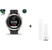 Garmin EPIX Gen 2 Sapphire Titane et QuickFit 22 mm - Silicone