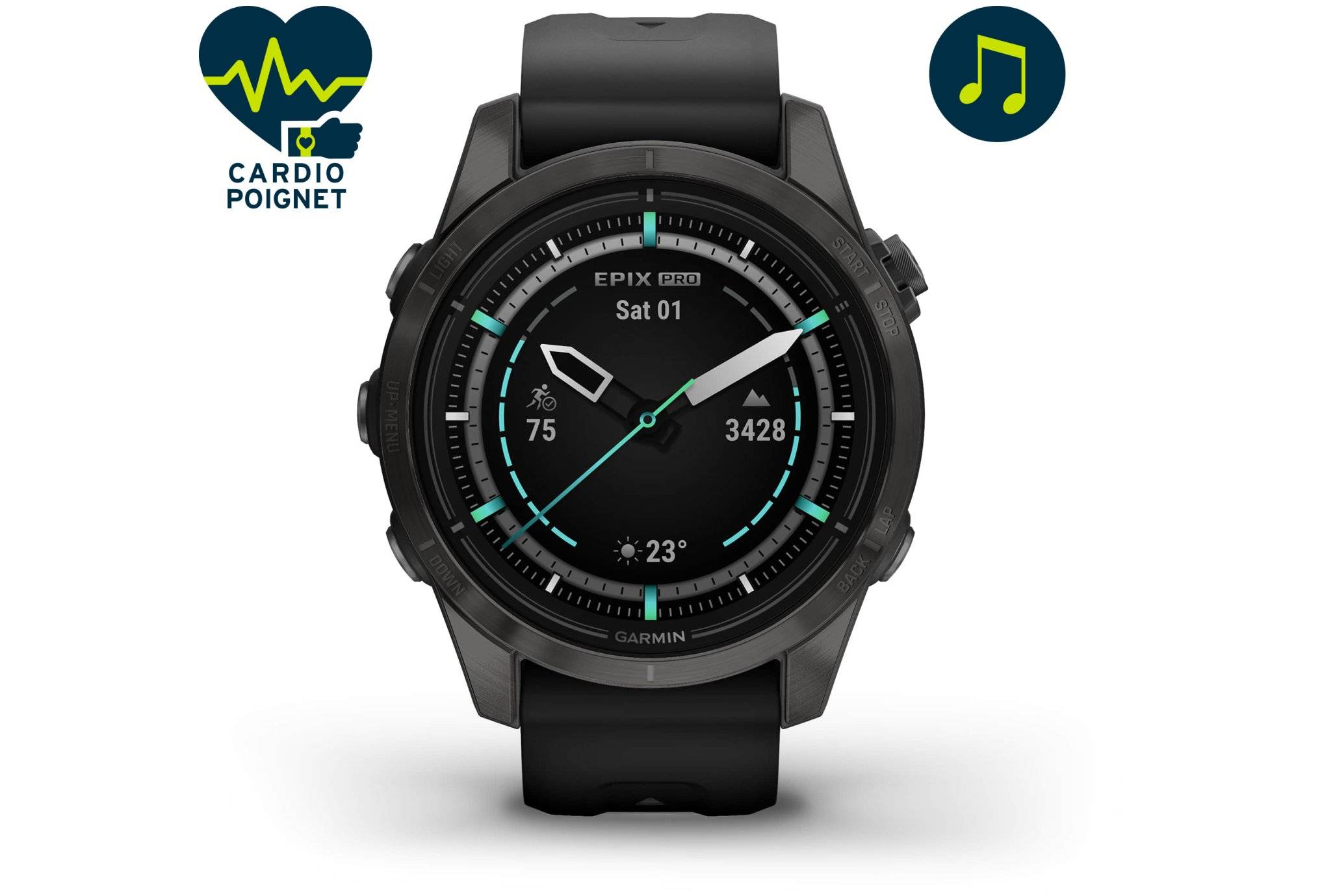 Garmin EPIX Pro Gen 2 Sapphire Titane 42 mm