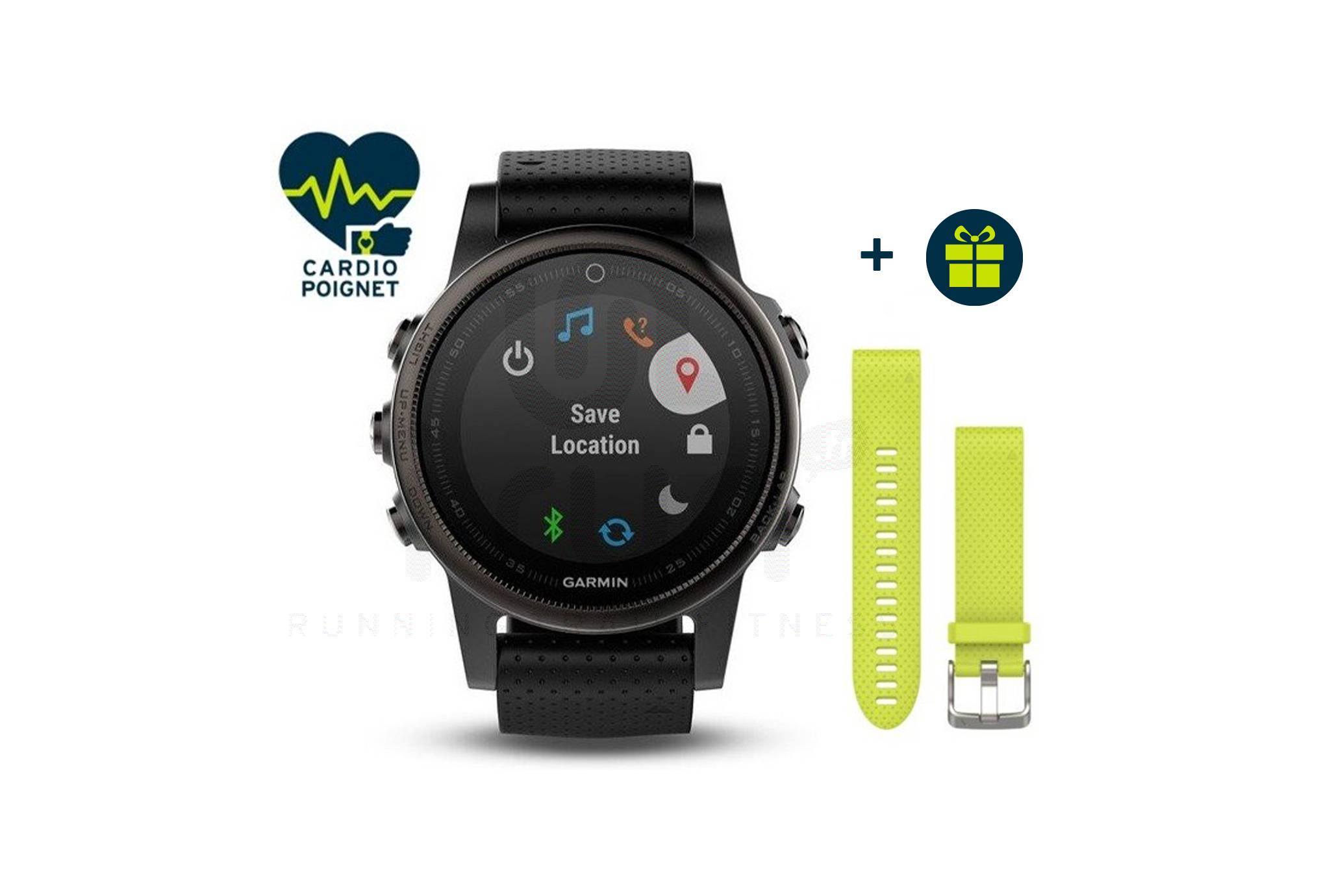 Montre Connectée Garmin Fenix 5S 42mm - Verre Saphir - Boîtier Noir - Emballage Bulk - NEUVE