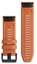 Garmin Fenix 7X Pro Sapphire Solar Titane + bracelet silicone orange