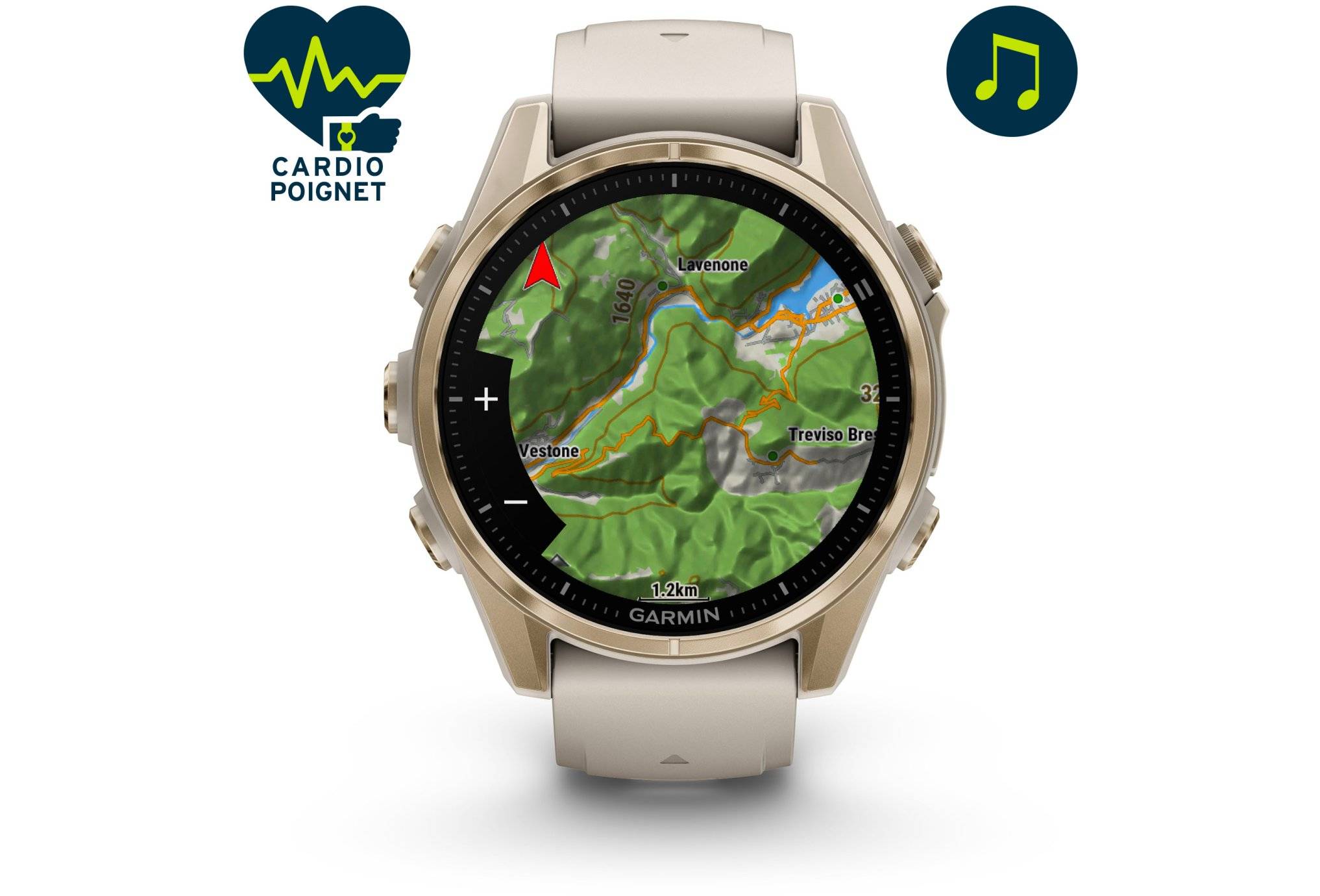 Garmin Fenix 8 AMOLED Sapphire Titane 43mm